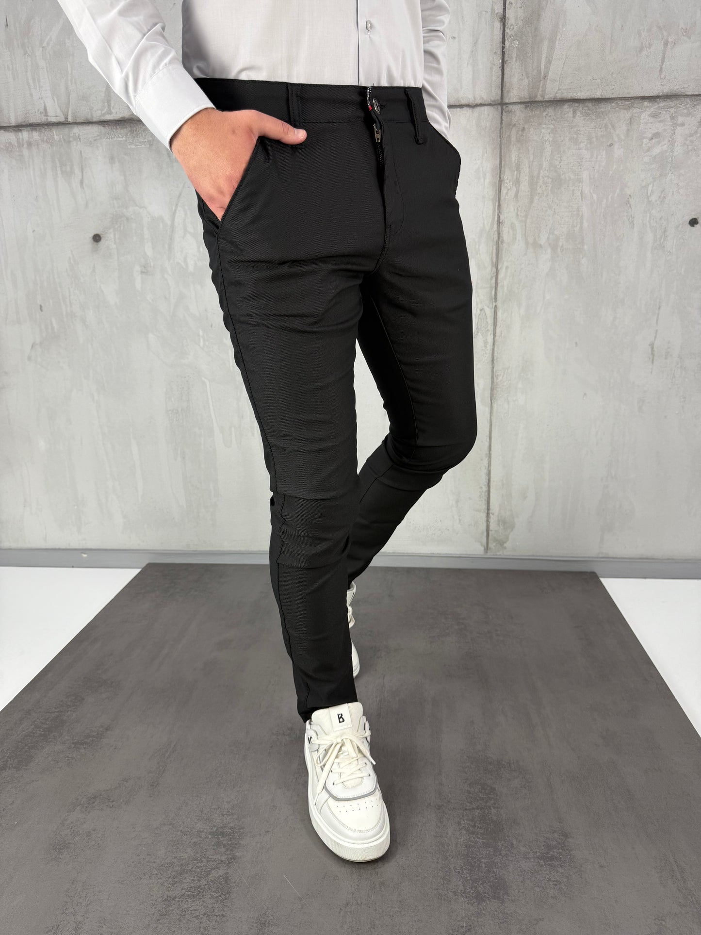 Crne slim-fit elegantne - BB199