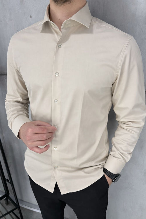 Bež classic kosulja