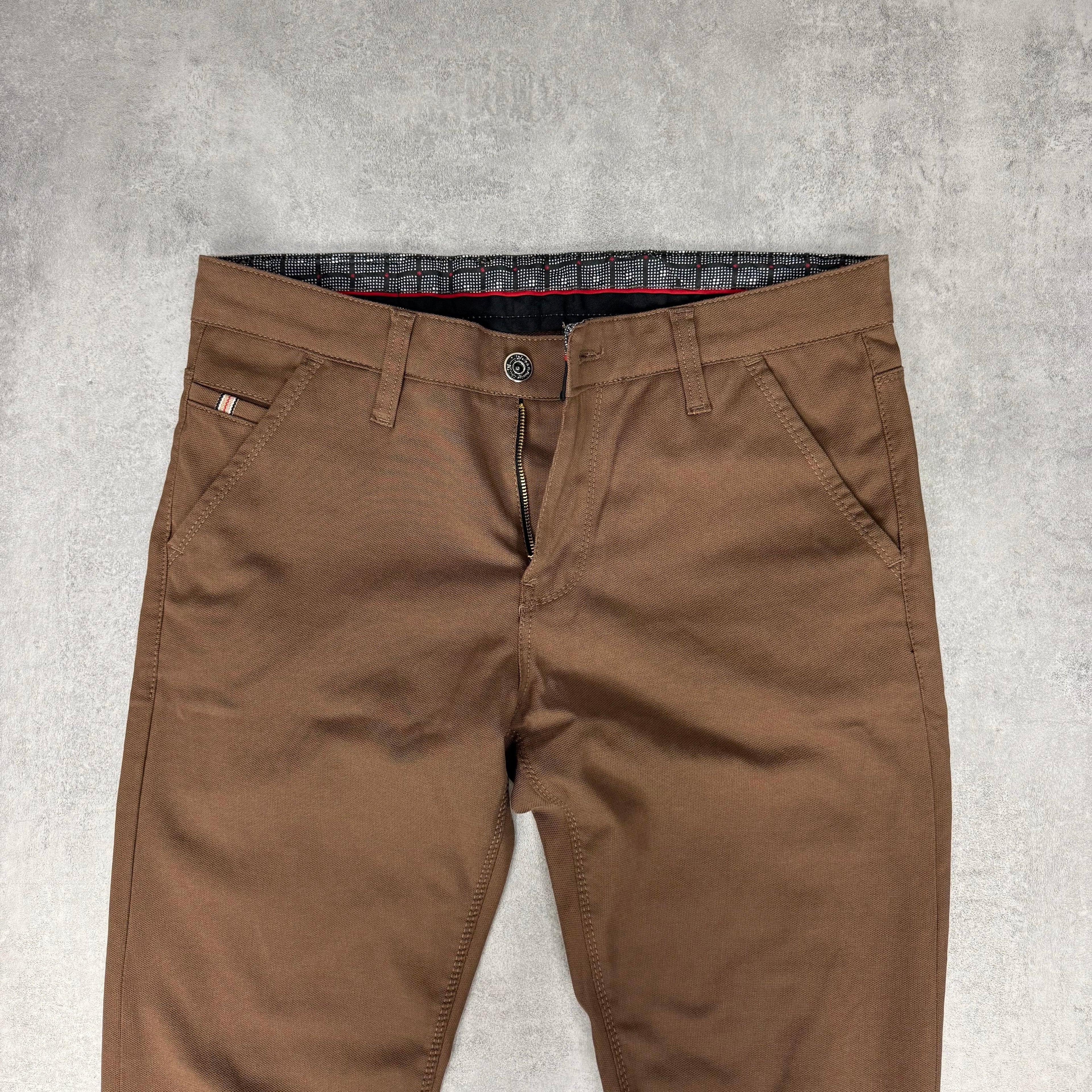 Braon šire elegantne regular fit - BB189