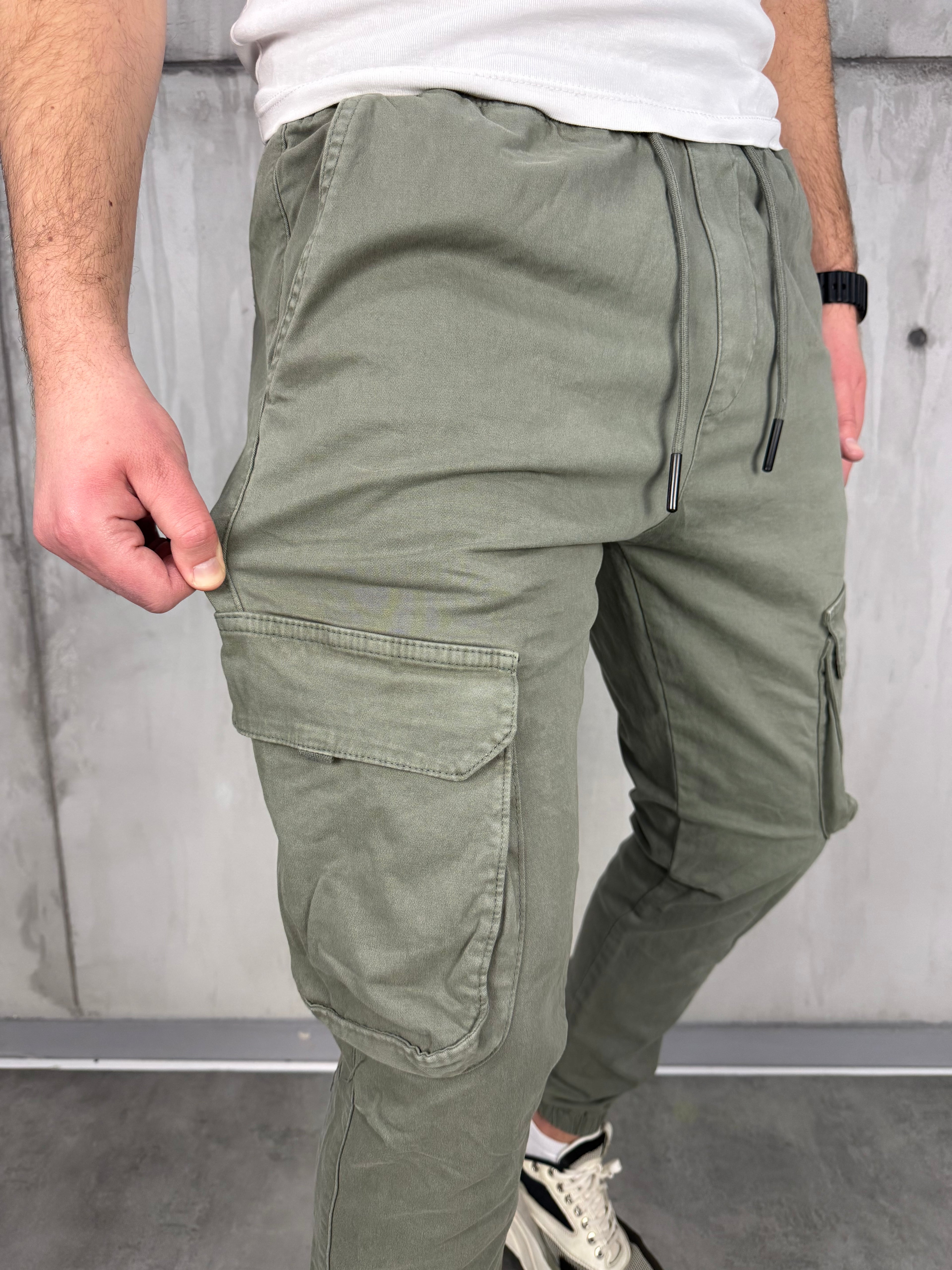 Signature olive zelena dzeparka