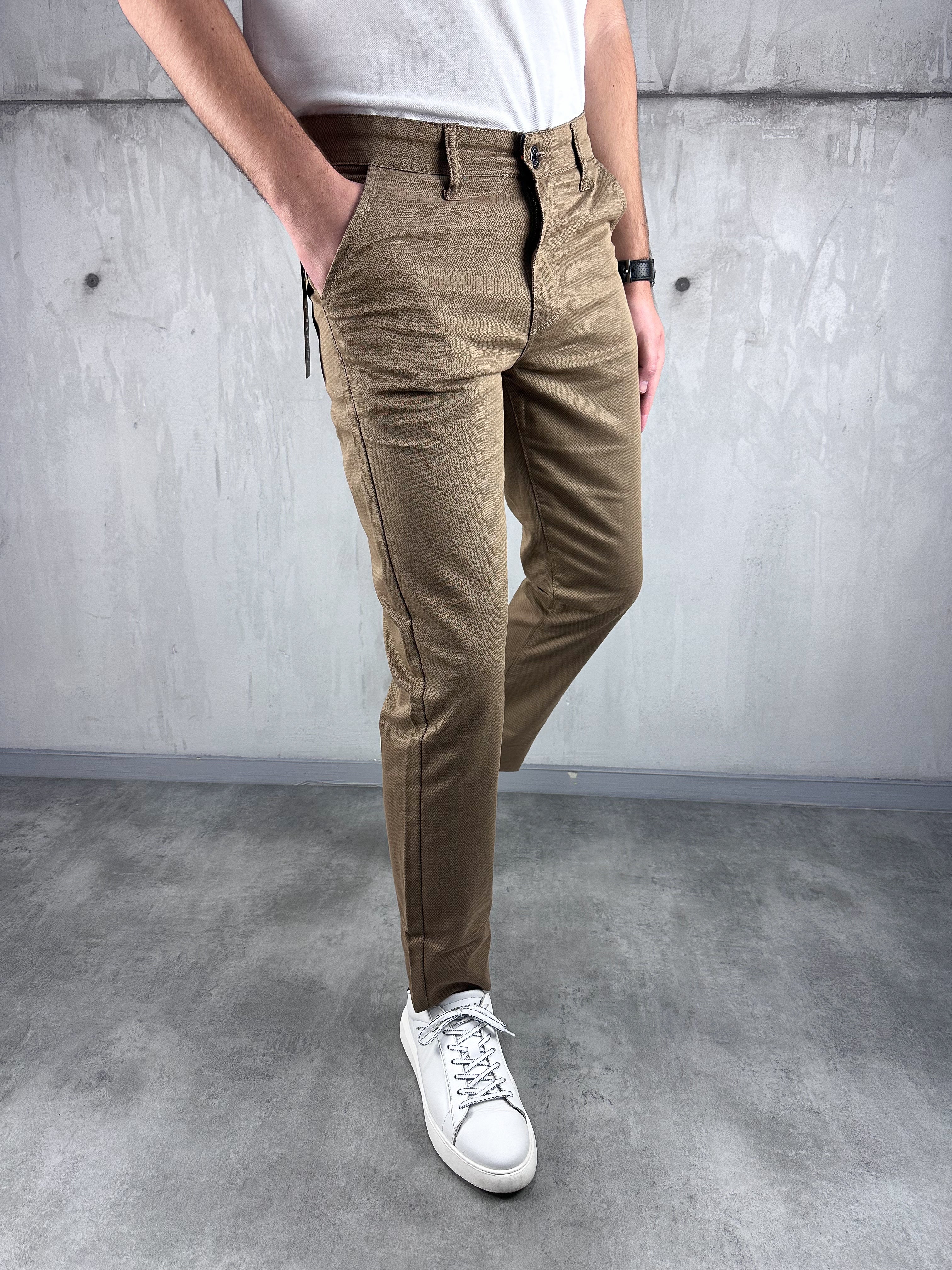 Braon šire elegantne regular fit - BB161