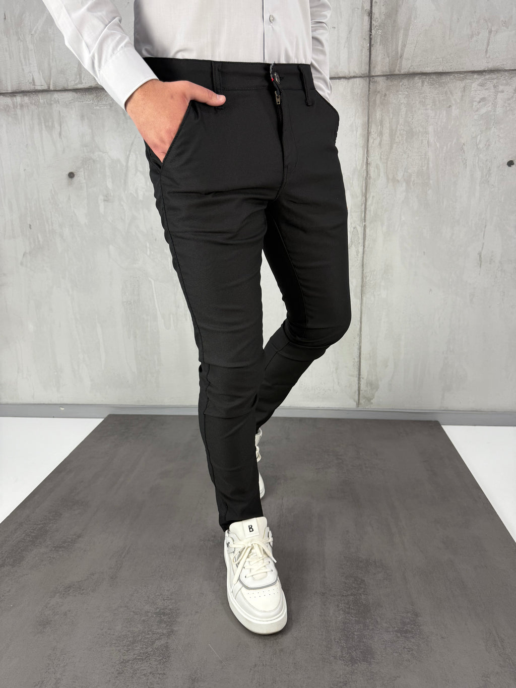 Crne slim-fit elegantne - BB199