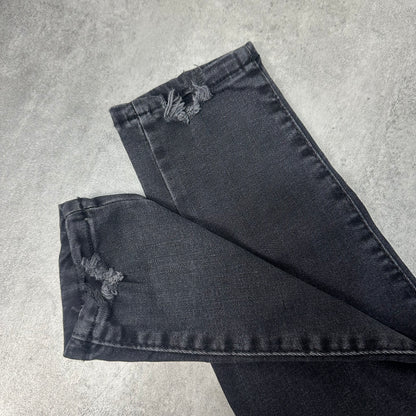Crne ženske slim-fit - C235