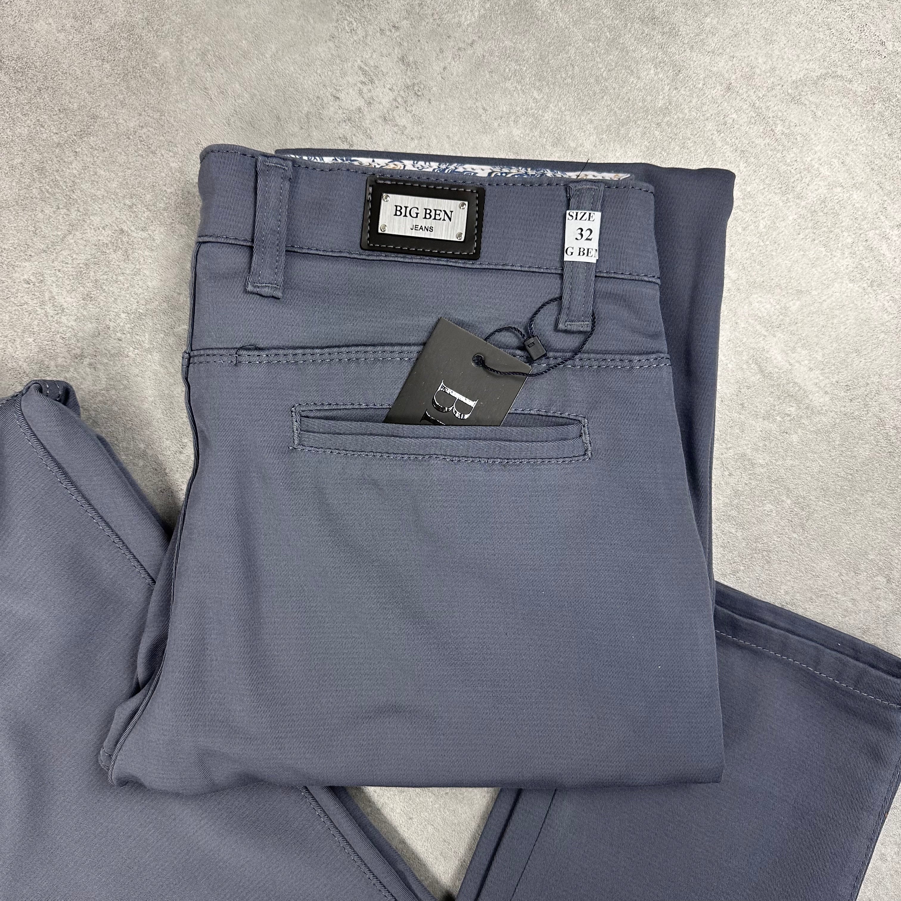Egejsko plave šire elegantne regular fit - BB186