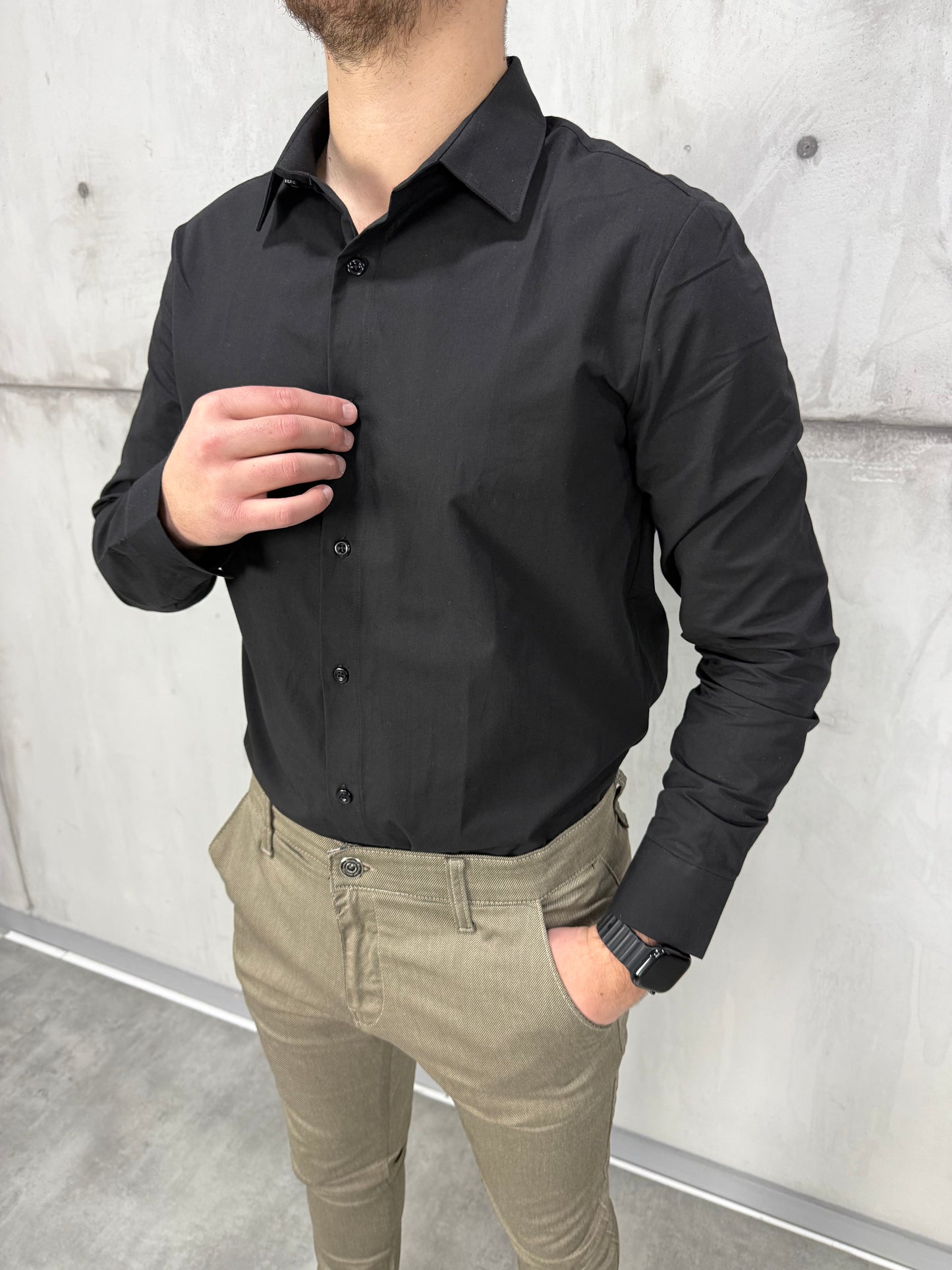 Crna classic košulja