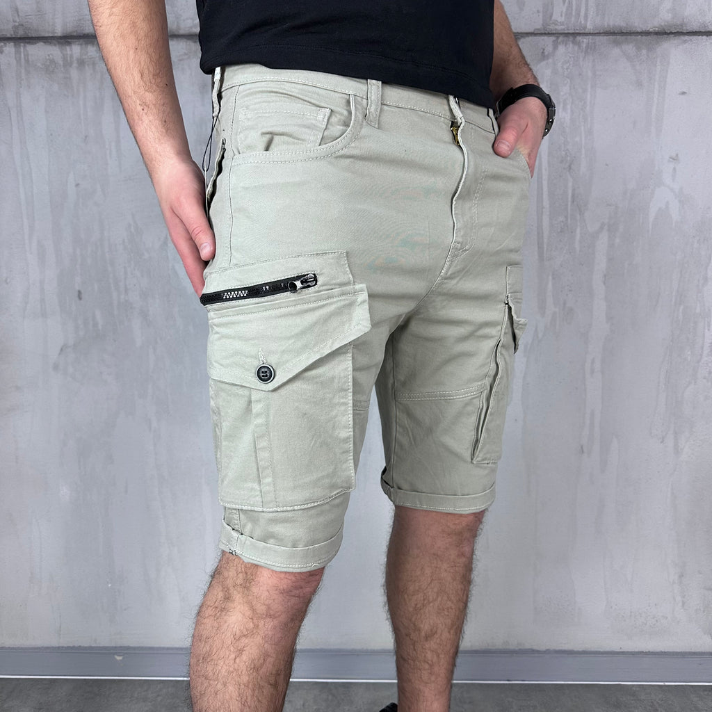 Bež X2 cargo šorc - BB203
