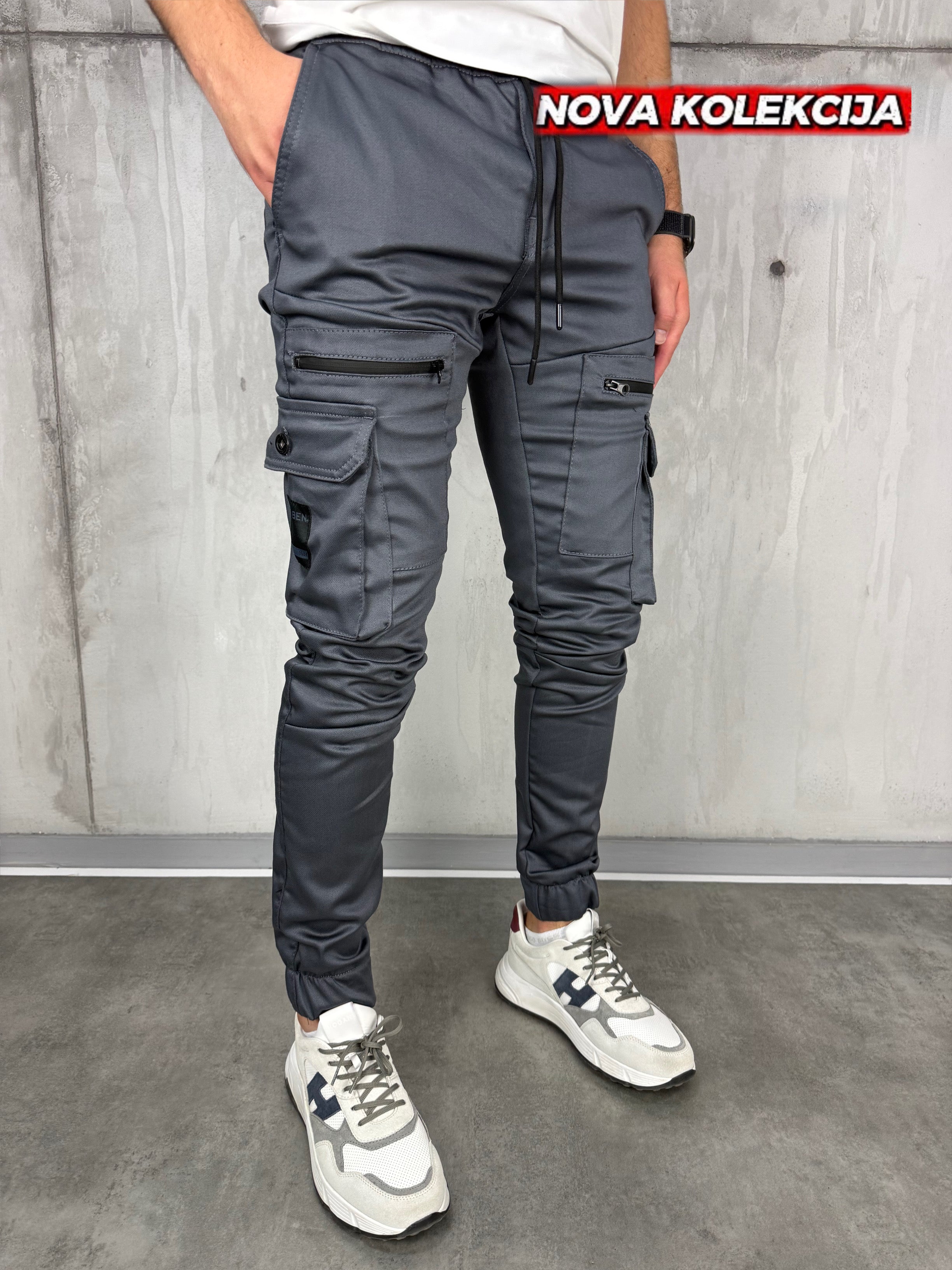 Kratos siva dzeparka - BB505
