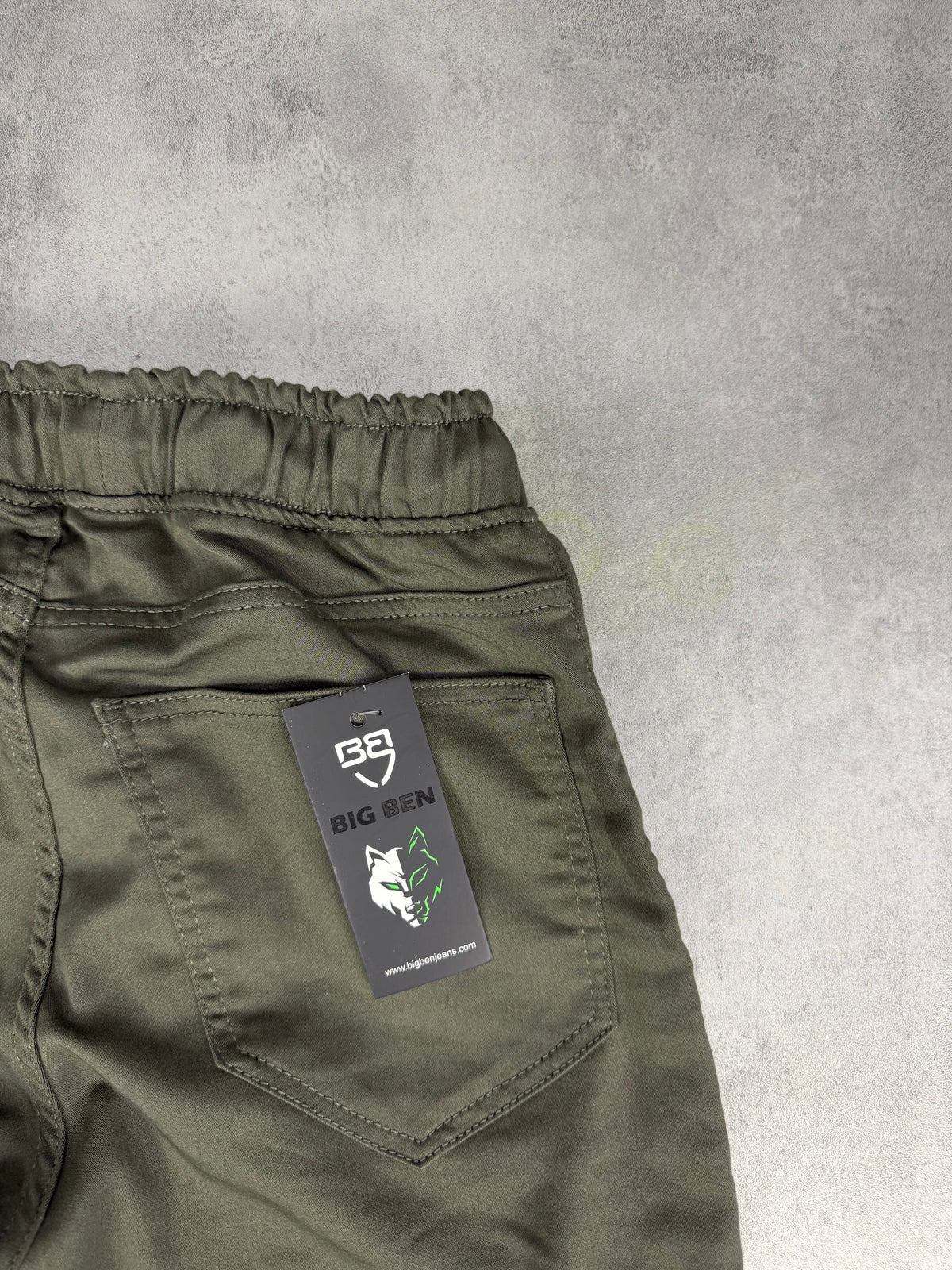 Muska-zelena-dzeparka-pantalona BIG BEN JEANS