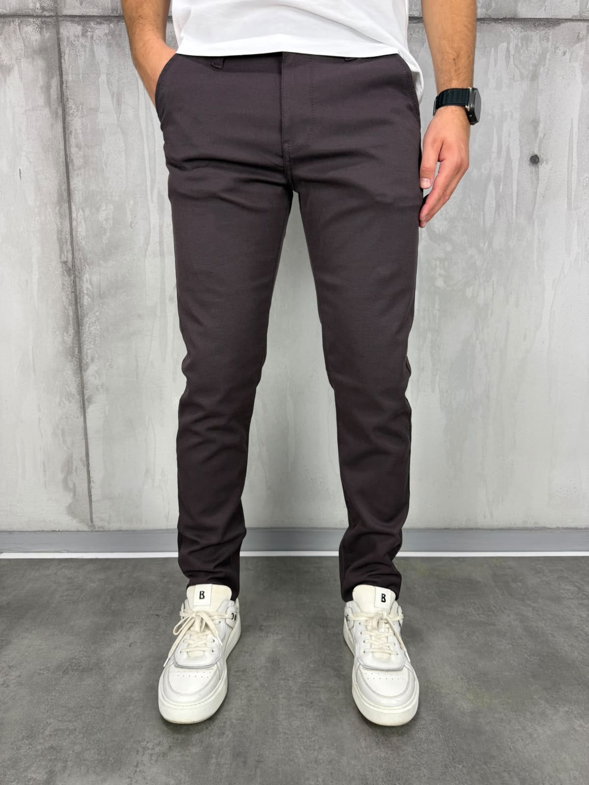 Muska elegantna pantalona perfekt fit kroja