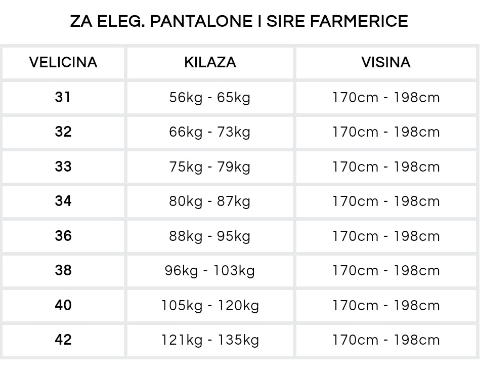 Bež šire elegantne regular fit - BB154