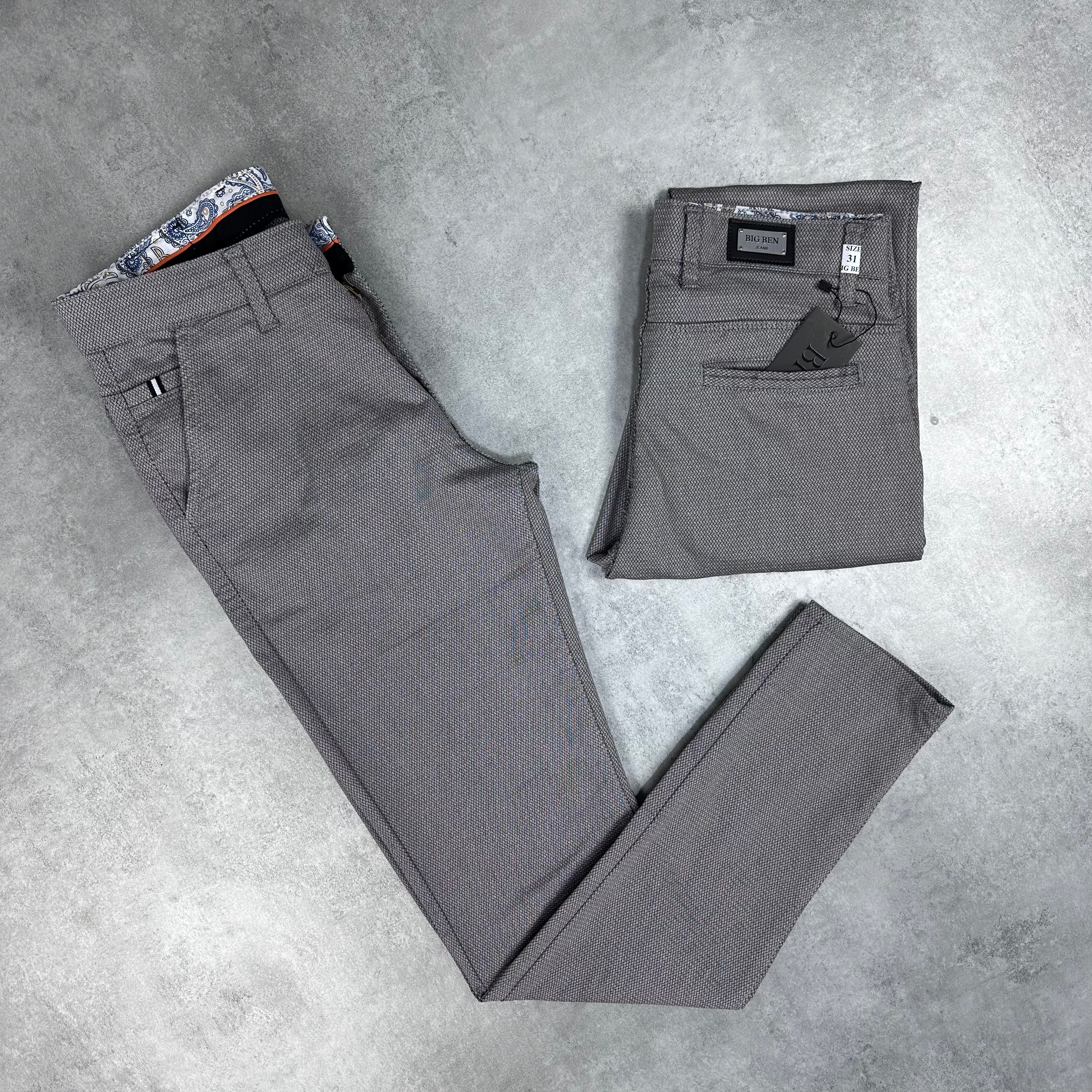Sive šire elegantne regular fit - BB169