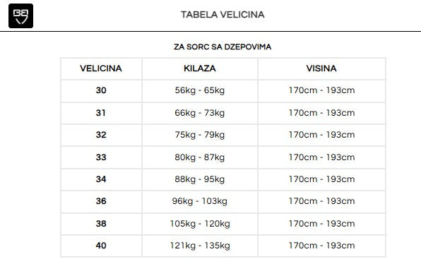 Bež X2 cargo šorc - BB203