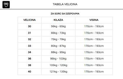 Bež X2 cargo šorc - BB203