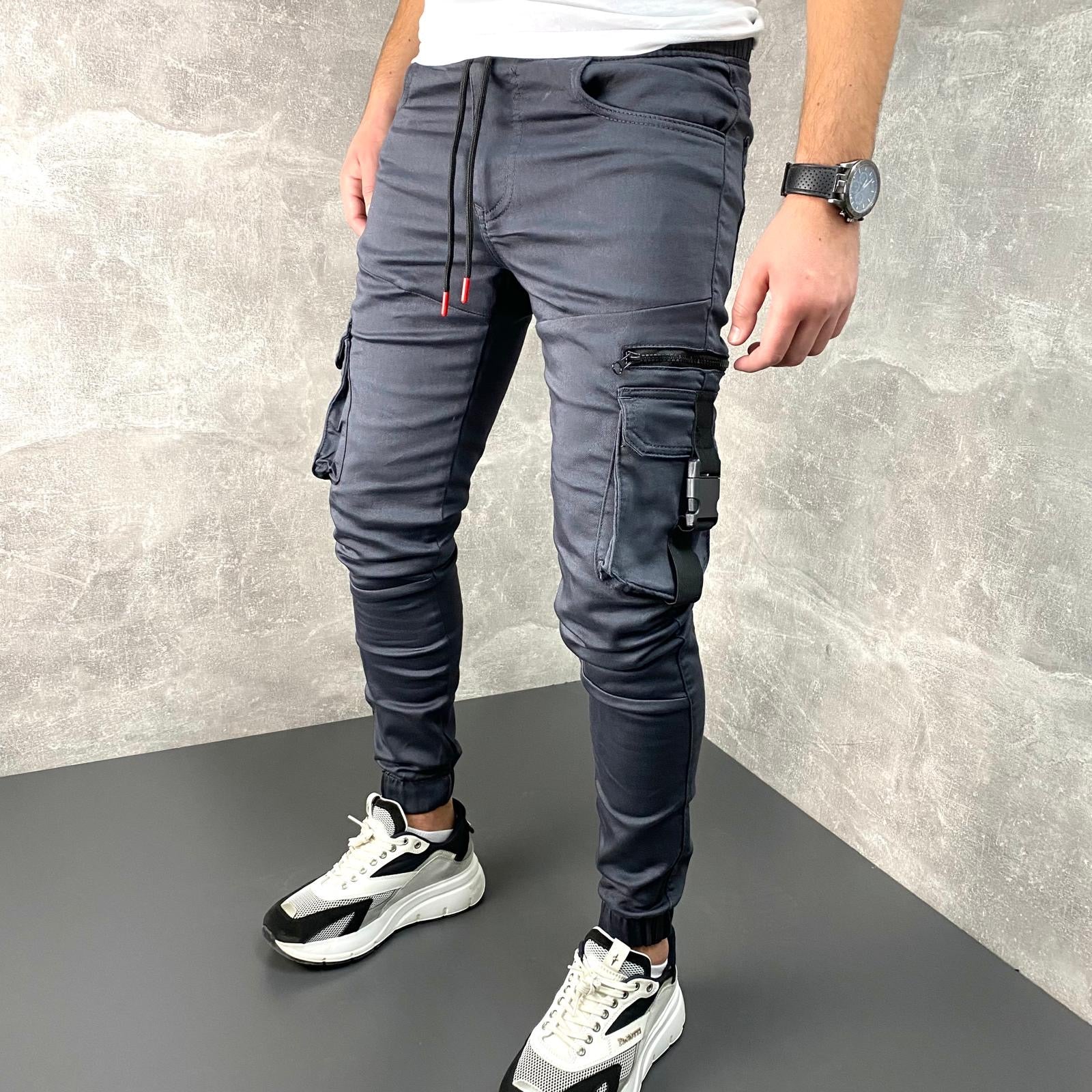 Tamno Sive practical dzeparke - BB705