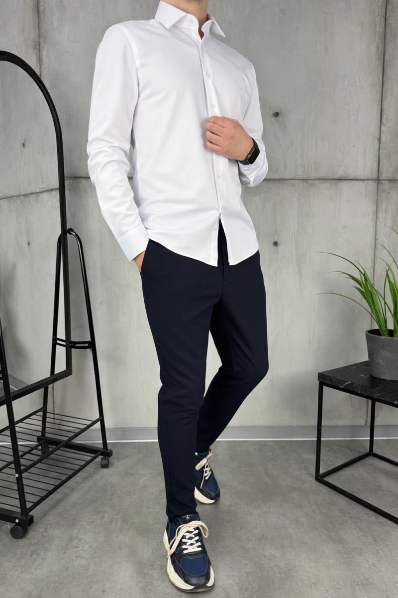Bela classic kosulja - BIG BEN JEANS