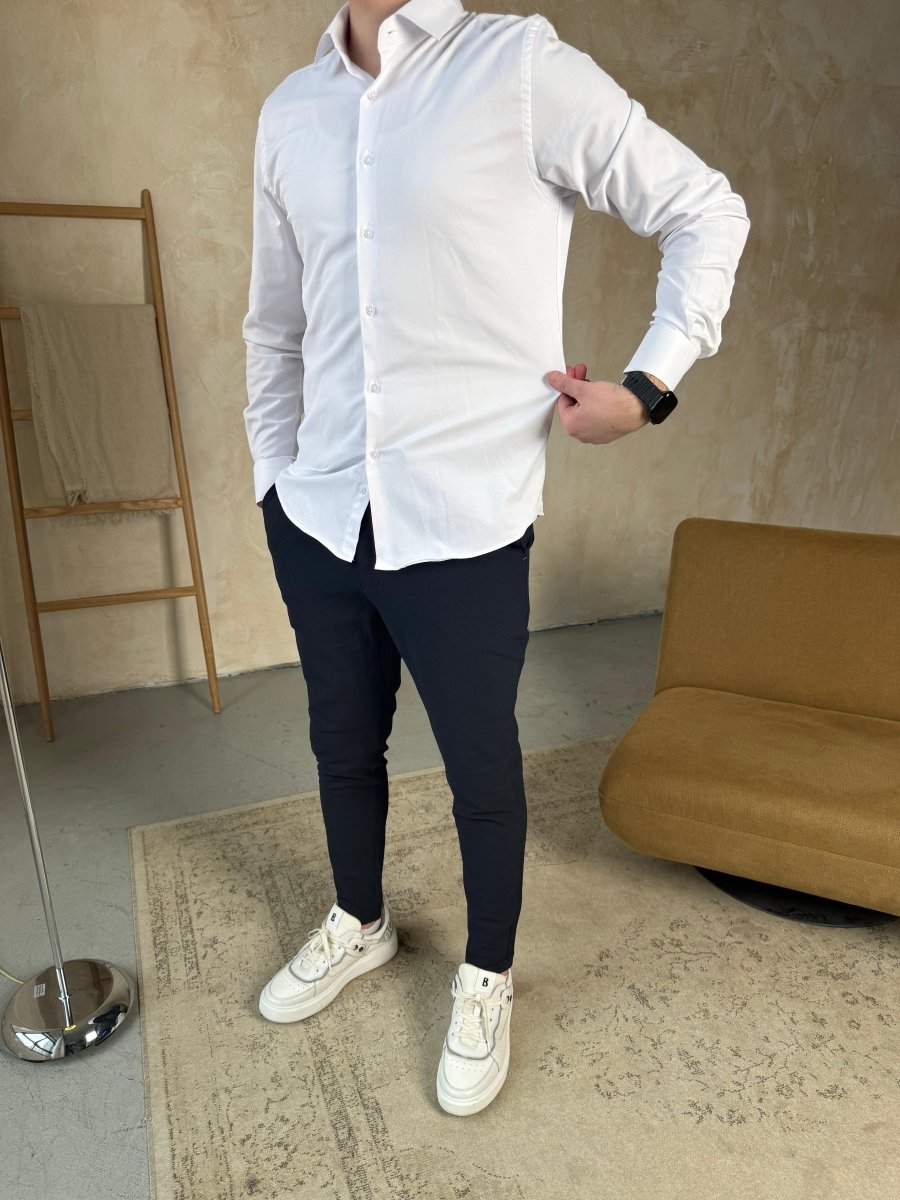 Bela classic kosulja - BIG BEN JEANS