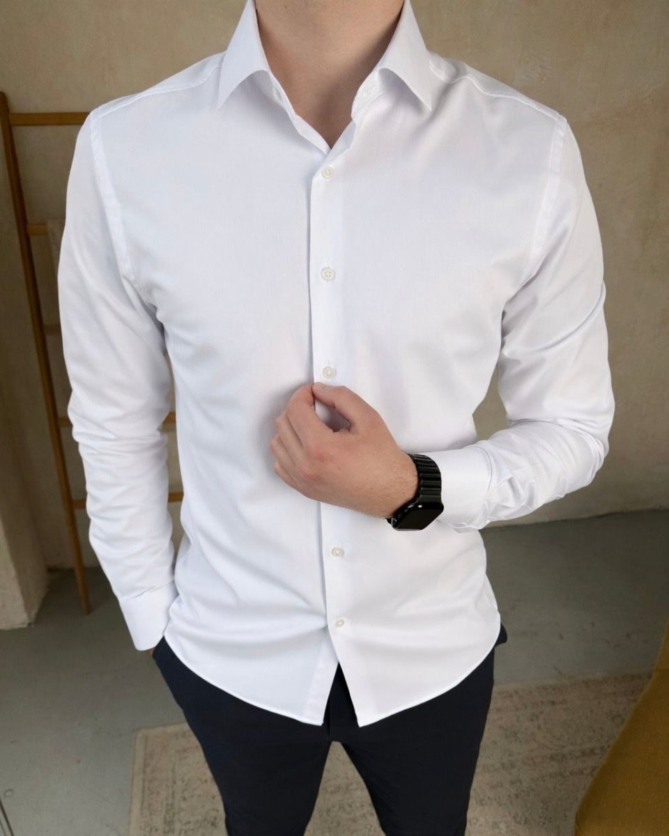 Bela classic kosulja - BIG BEN JEANS