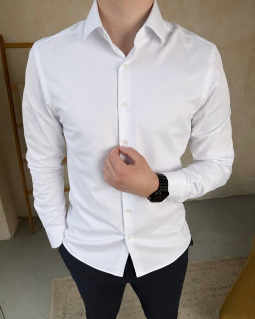 Bela classic kosulja - BIG BEN JEANS