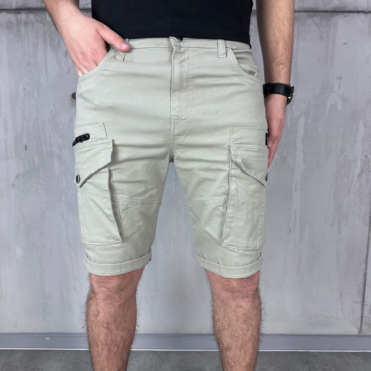 Bež X2 cargo šorc - BB203 - BIG BEN JEANS