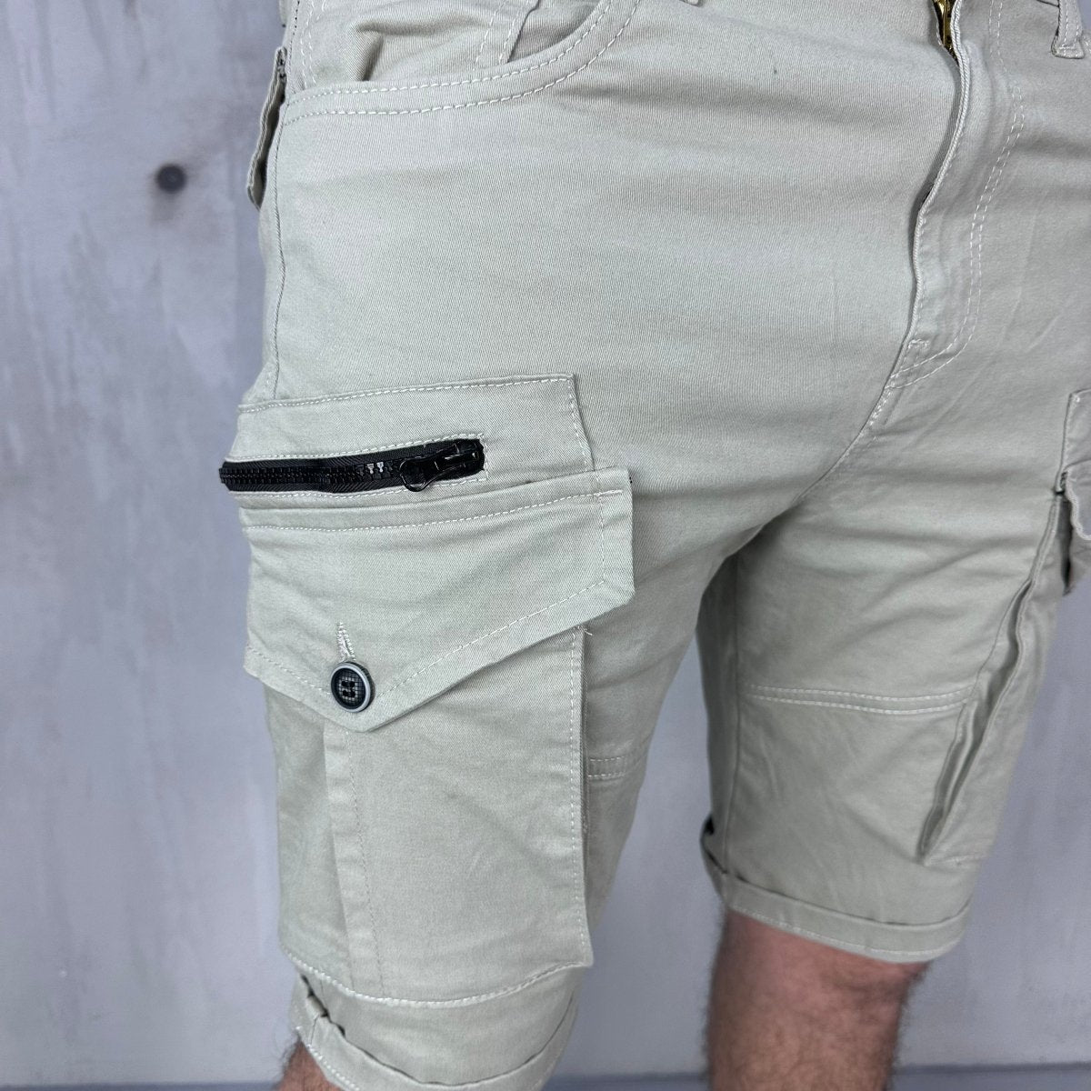 Bež X2 cargo šorc - BB203 - BIG BEN JEANS