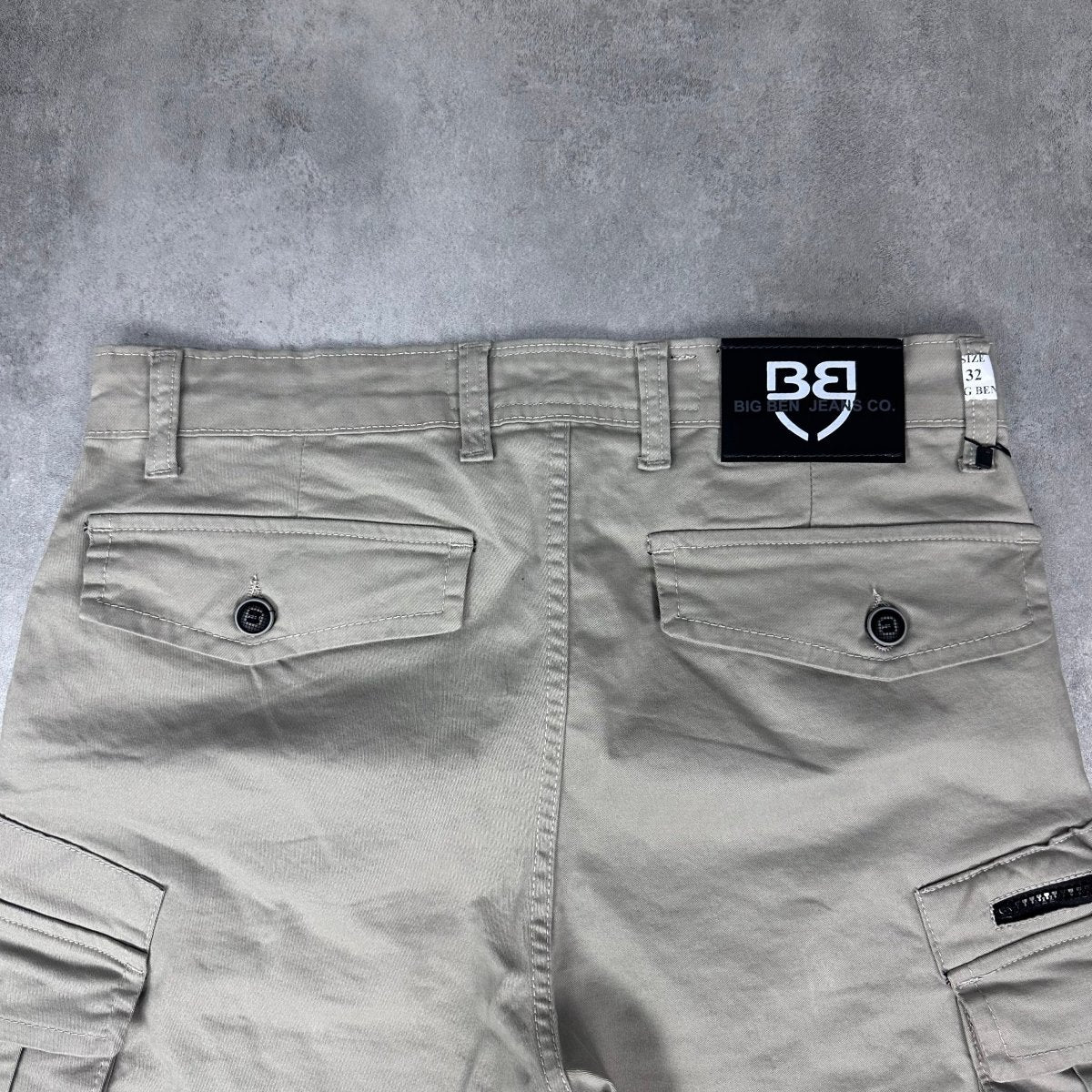 Bež X2 cargo šorc - BB203 - BIG BEN JEANS