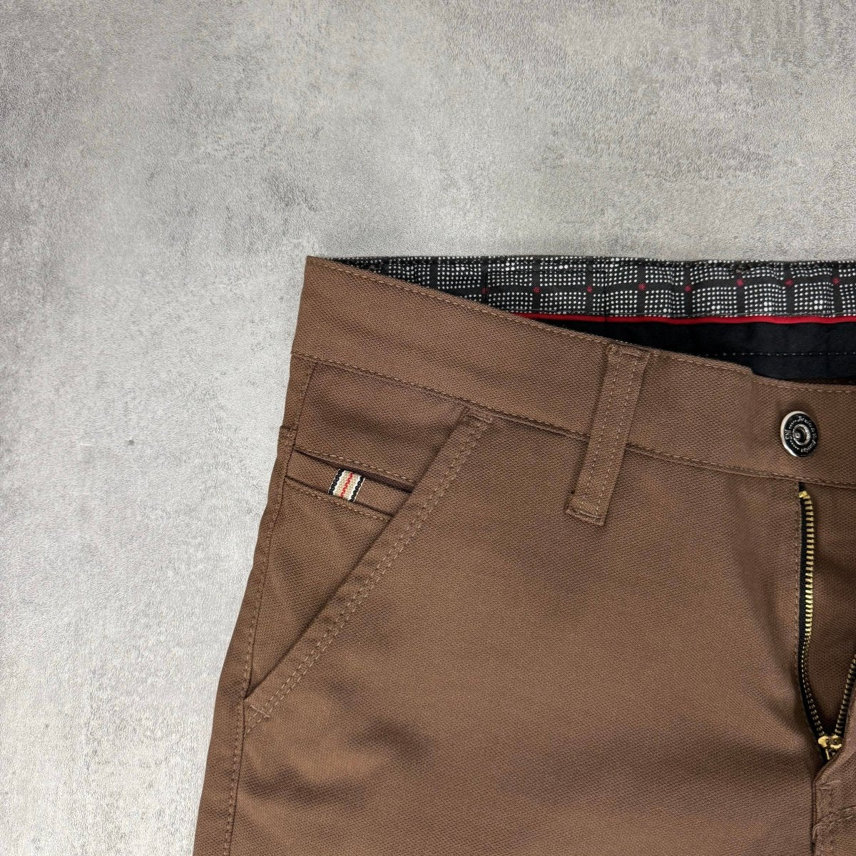 Braon šire elegantne regular fit - BB189 - BIG BEN JEANS