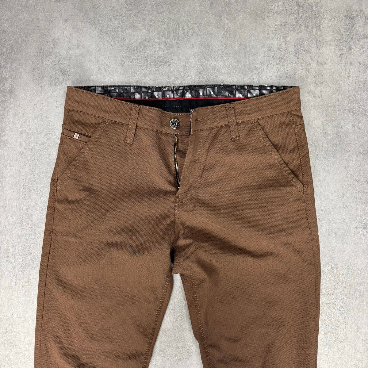 Braon šire elegantne regular fit - BB189 - BIG BEN JEANS