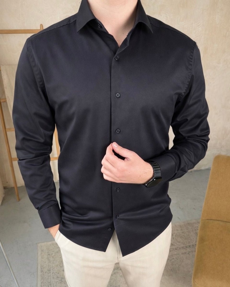 Crna classic kosulja - BIG BEN JEANS