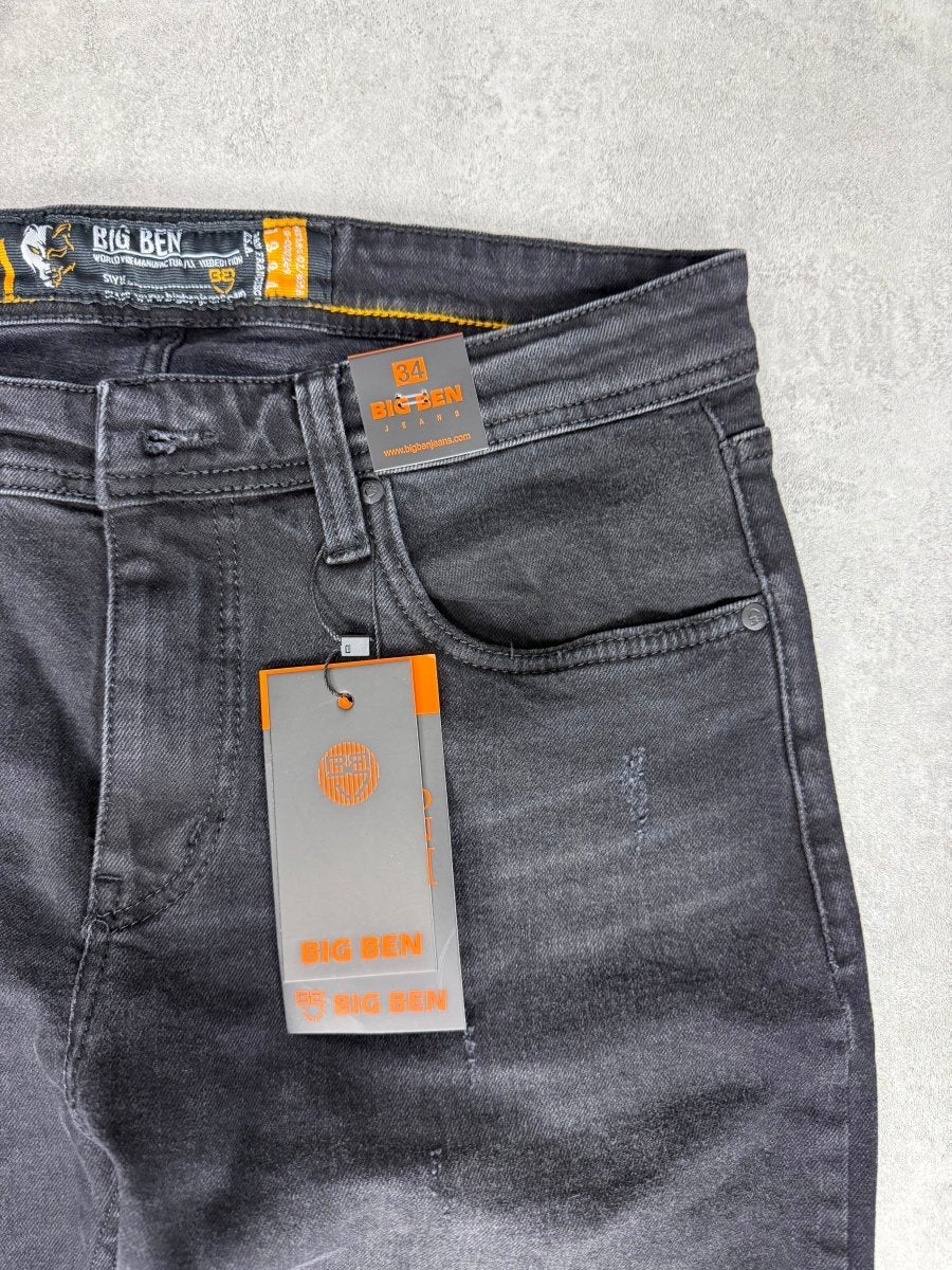 Crna raw farmerica - BB786 - BIG BEN JEANS