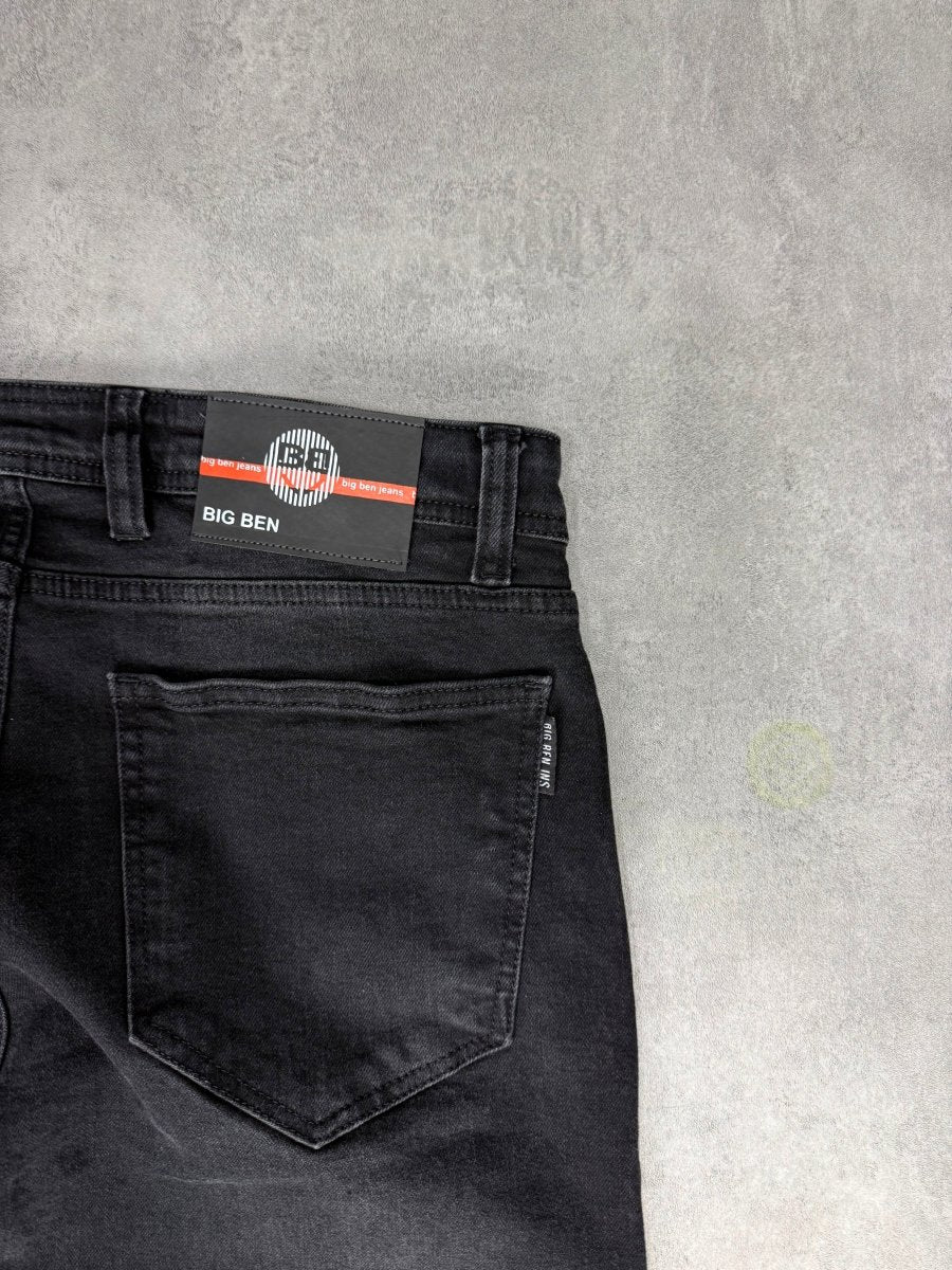 Crna raw farmerica - BB786 - BIG BEN JEANS
