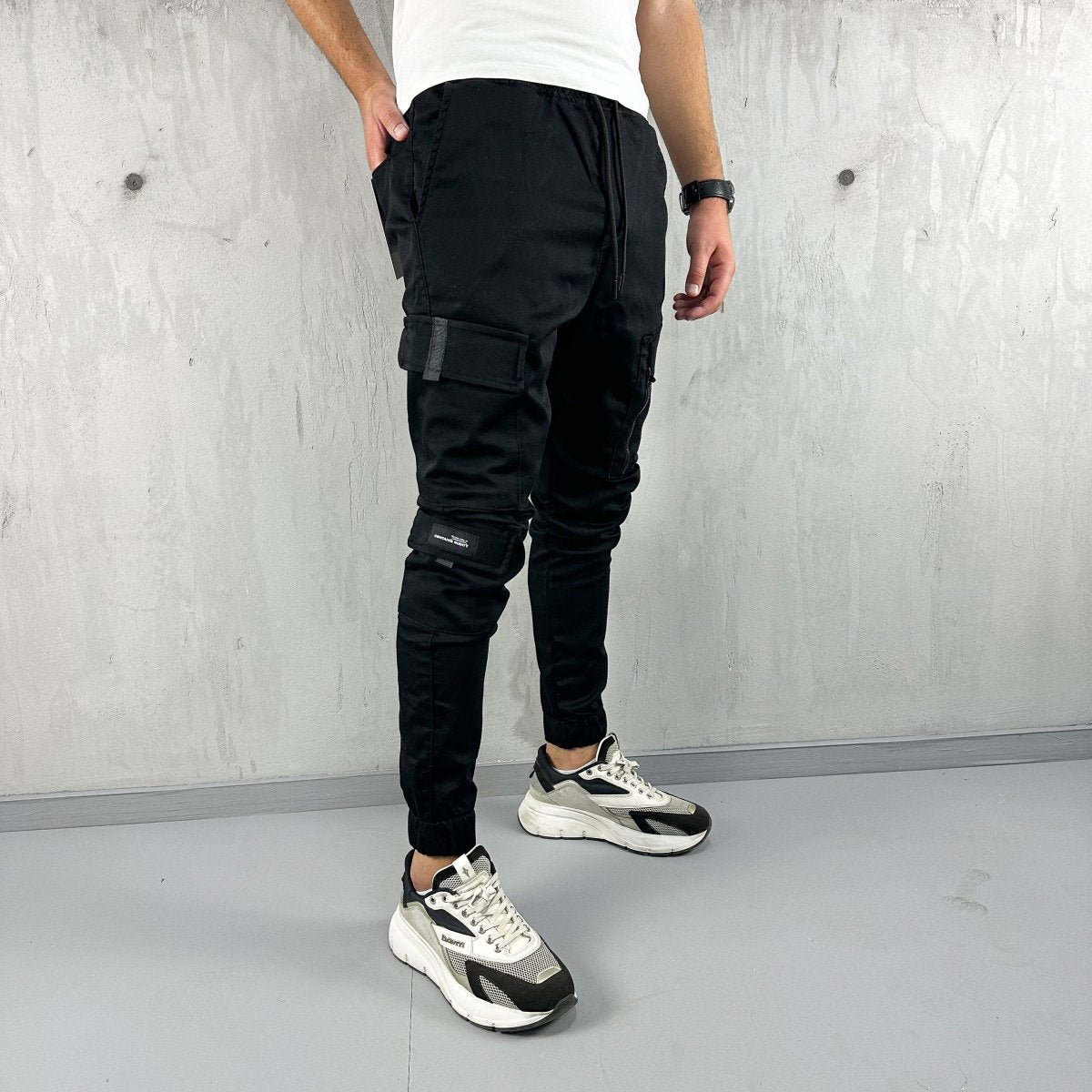 Crne utility cargo - BB901 - BIG BEN JEANS