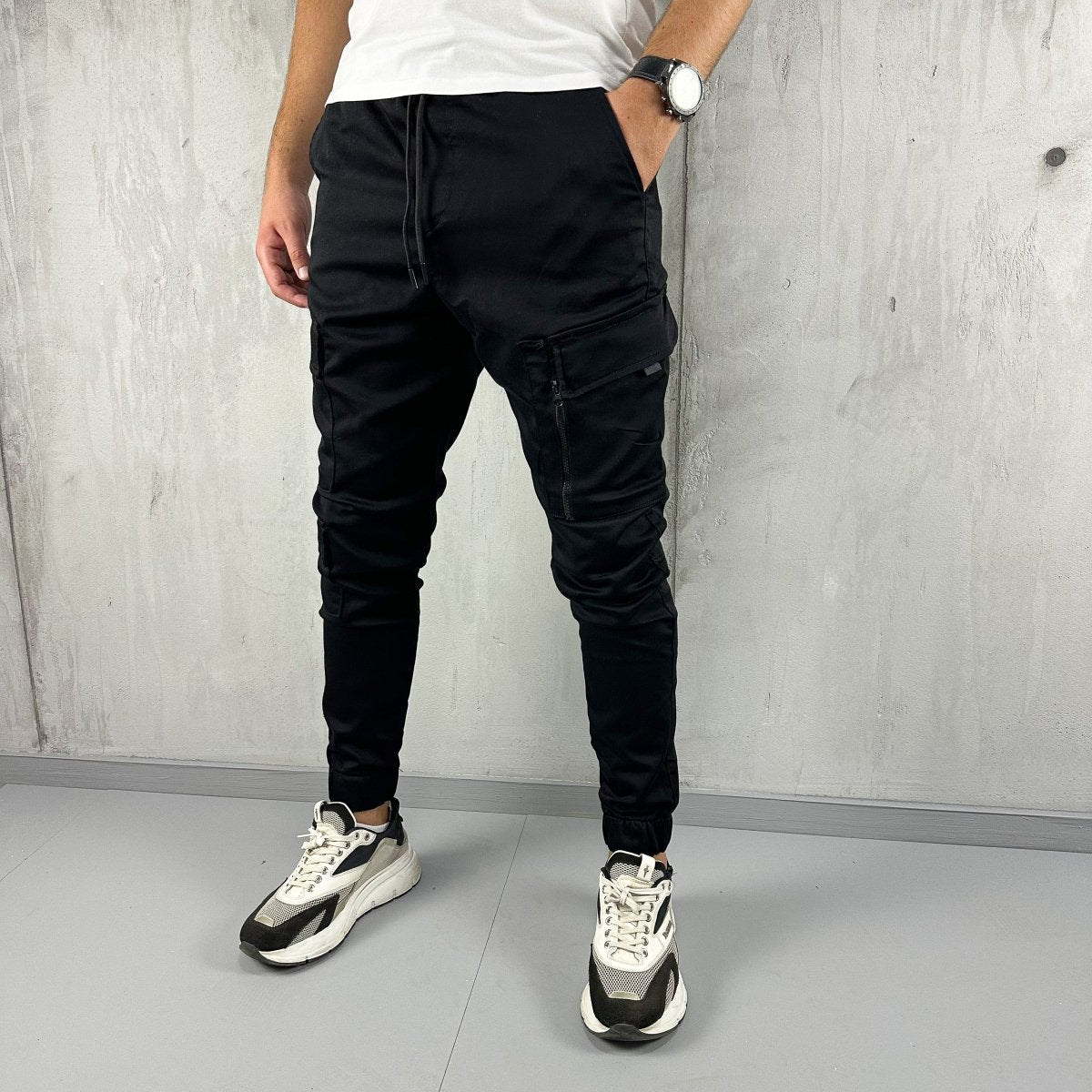 Crne utility cargo - BB901 - BIG BEN JEANS
