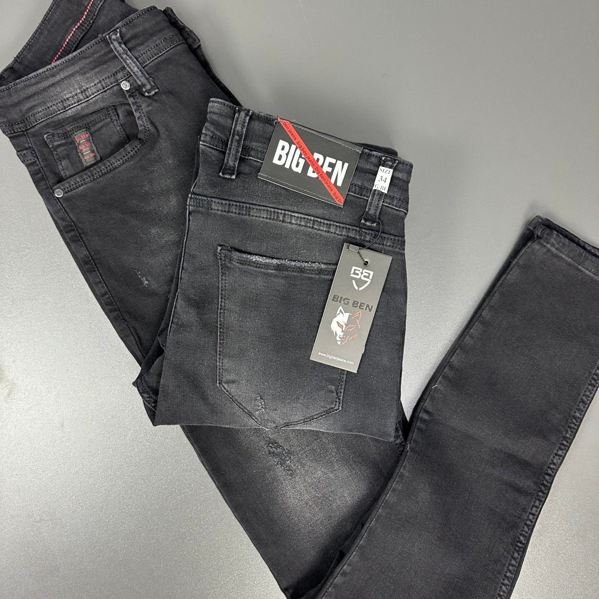 Crne uz minimalne detalje - BB720 - BIG BEN JEANS