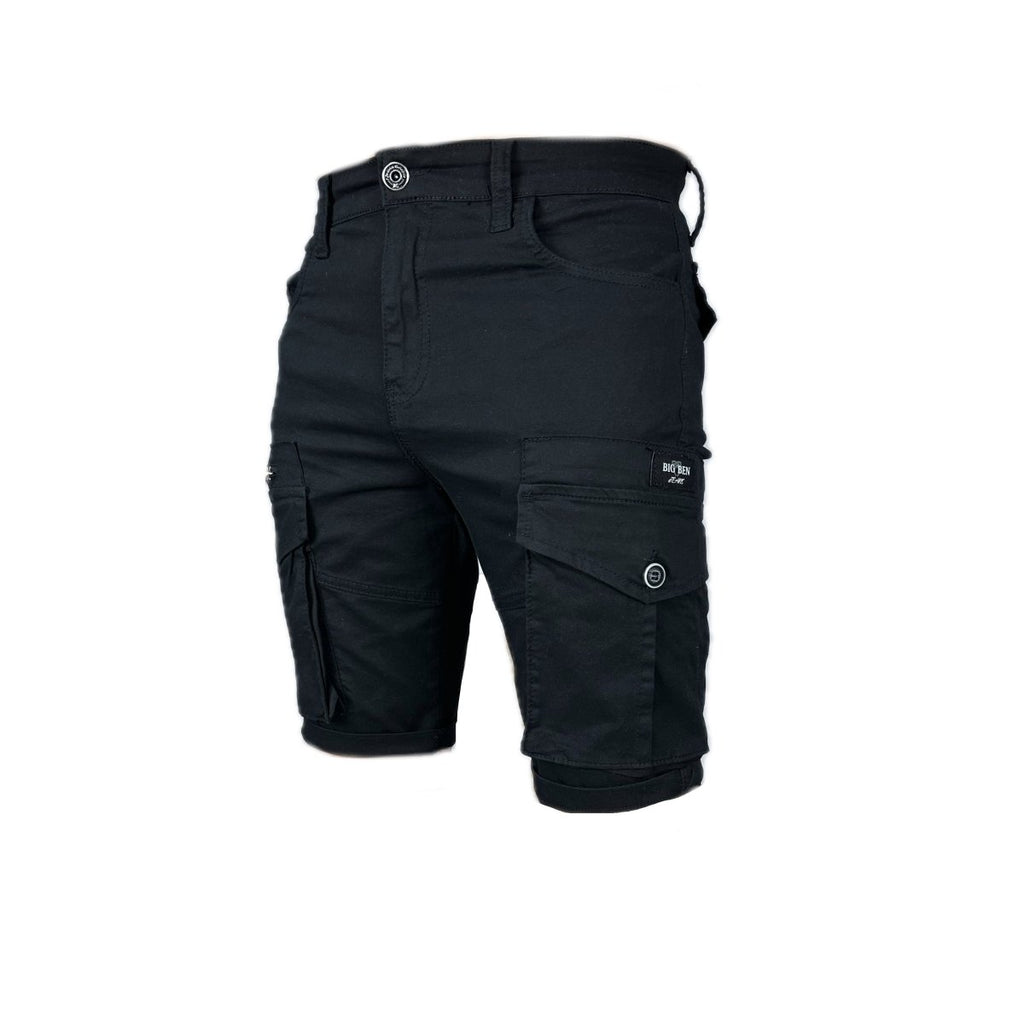 Crni X2 cargo šorc - BB201 - BIG BEN JEANS
