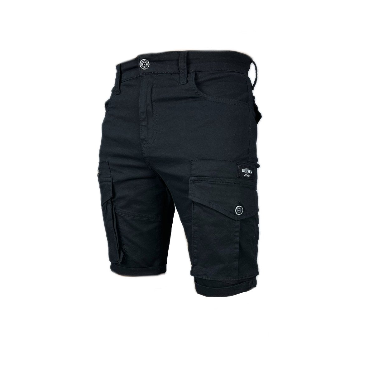 Crni X2 cargo šorc - BB201 - BIG BEN JEANS
