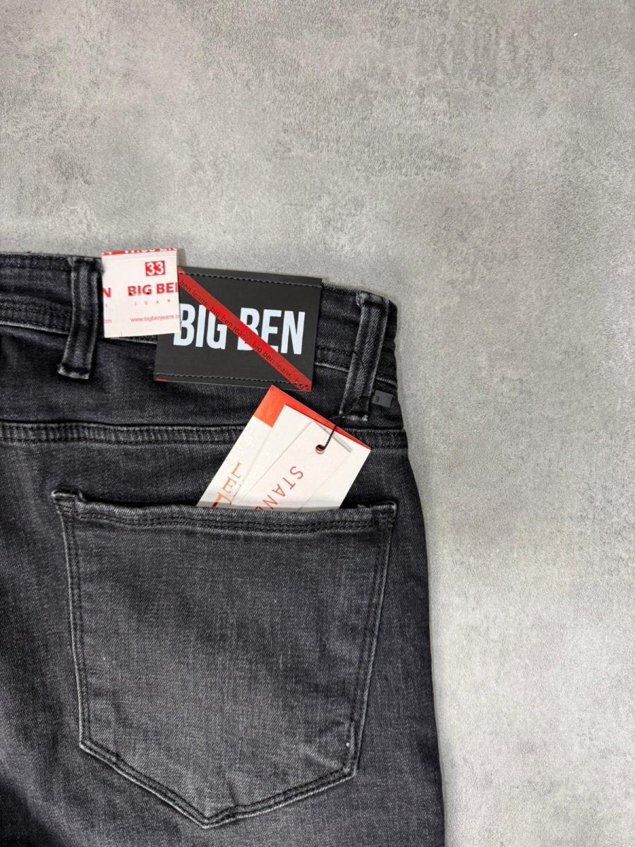 Detail crni teksas šorc - BB310 - BIG BEN JEANS