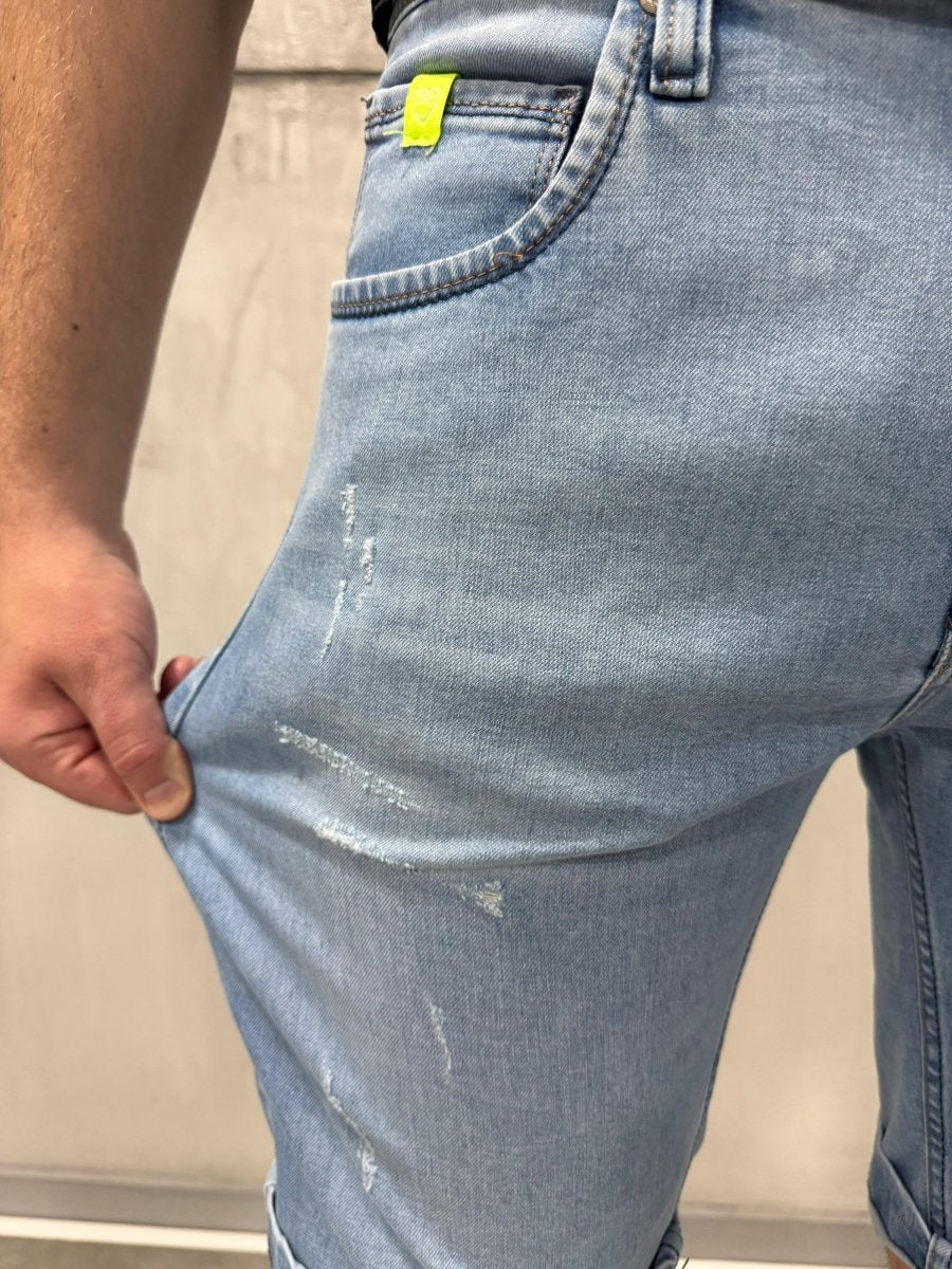 Detail svetli teksas šorc - BB313 - BIG BEN JEANS