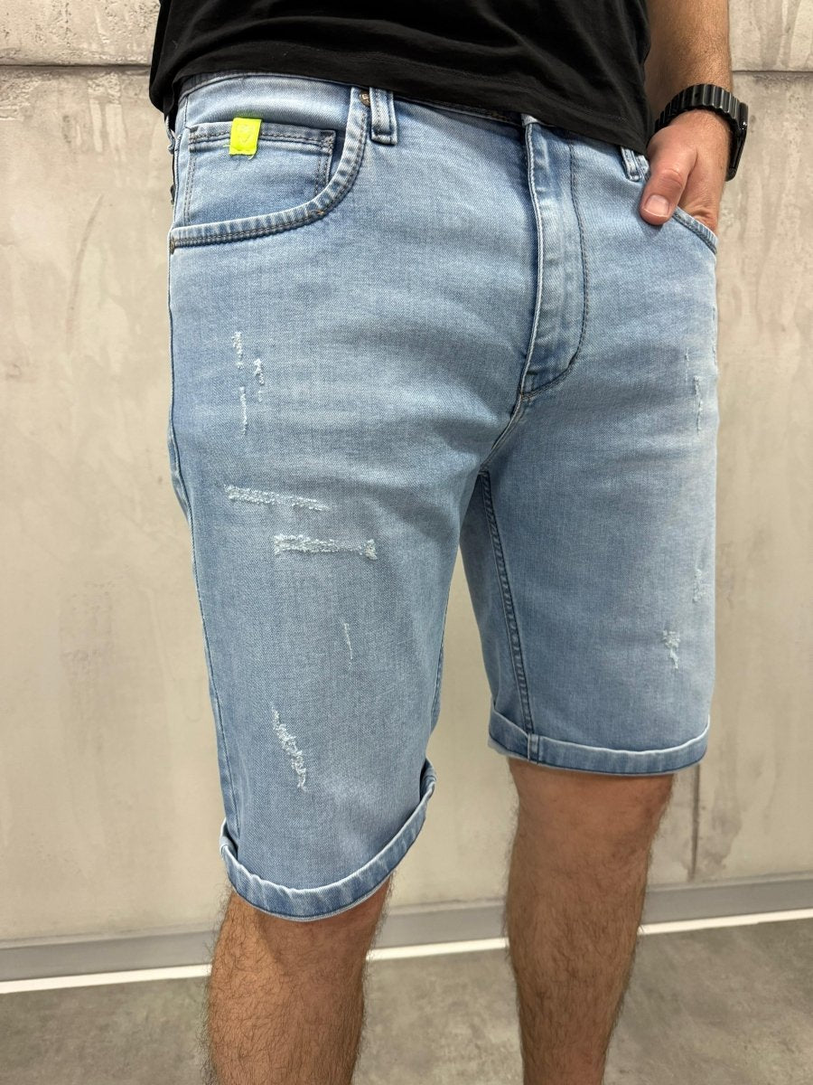 Detail svetli teksas šorc - BB313 - BIG BEN JEANS