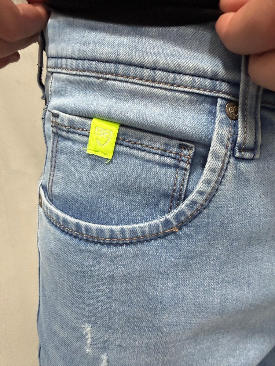 Detail svetli teksas šorc - BB313 - BIG BEN JEANS