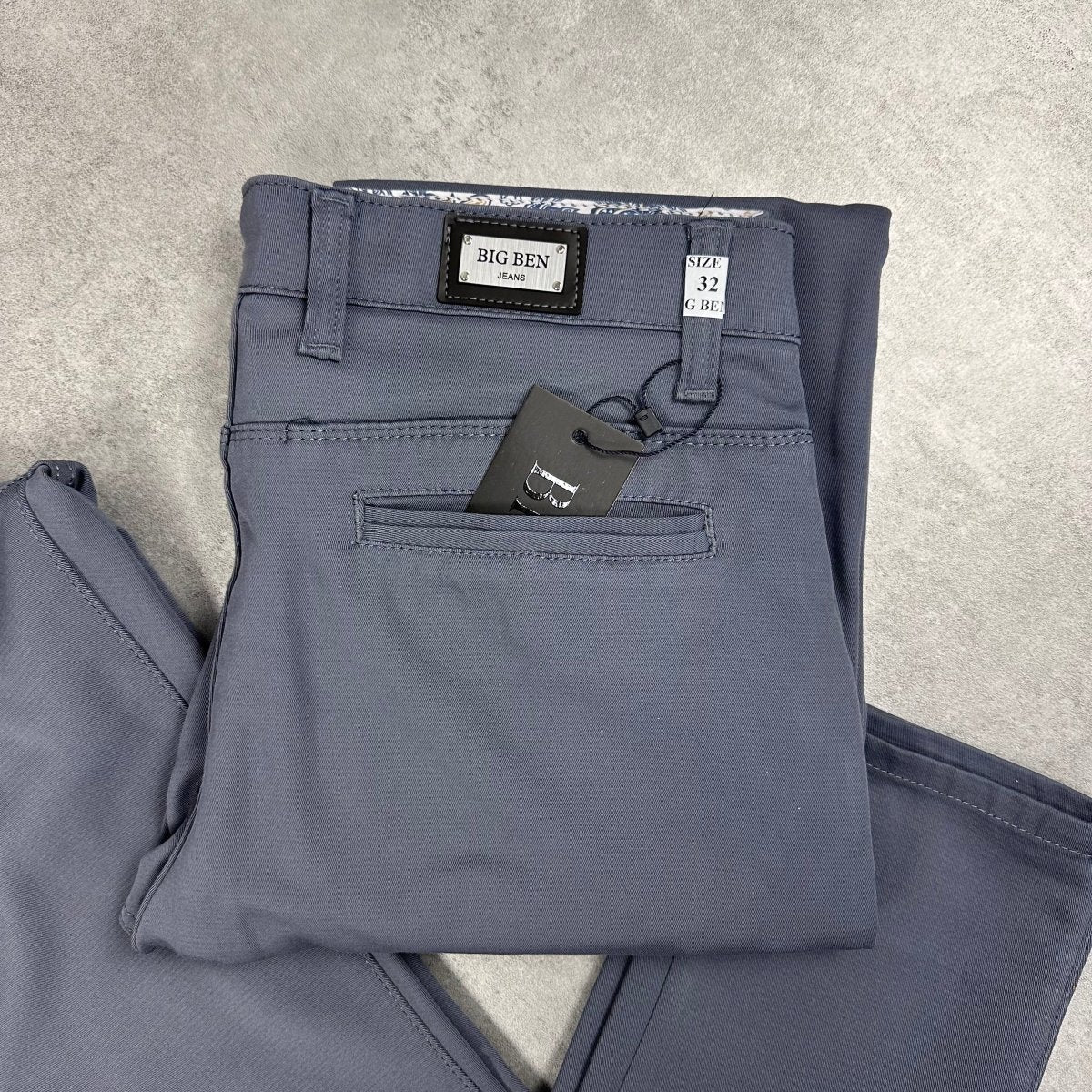 Egejsko plave šire elegantne regular fit - BB186 - BIG BEN JEANS