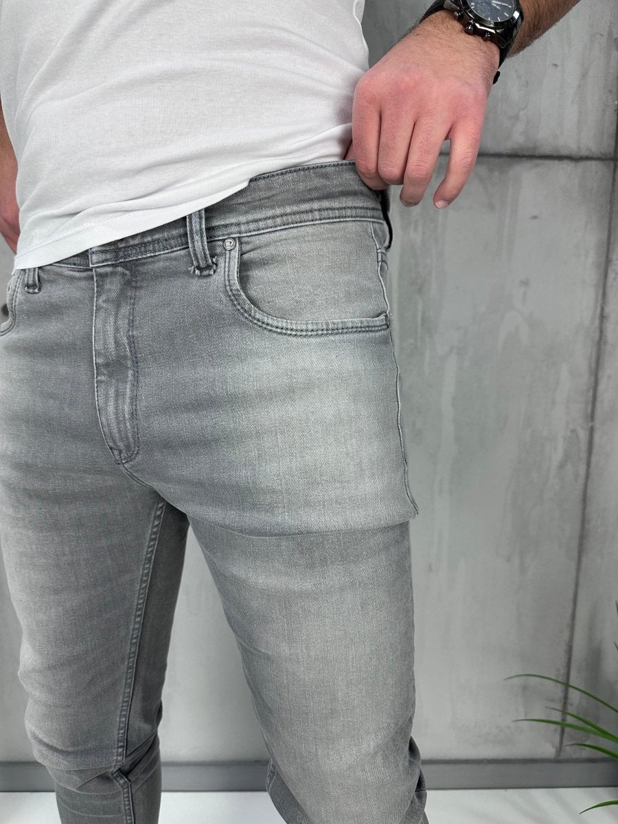 Klasik slim fit sive - BB750 - BIG BEN JEANS