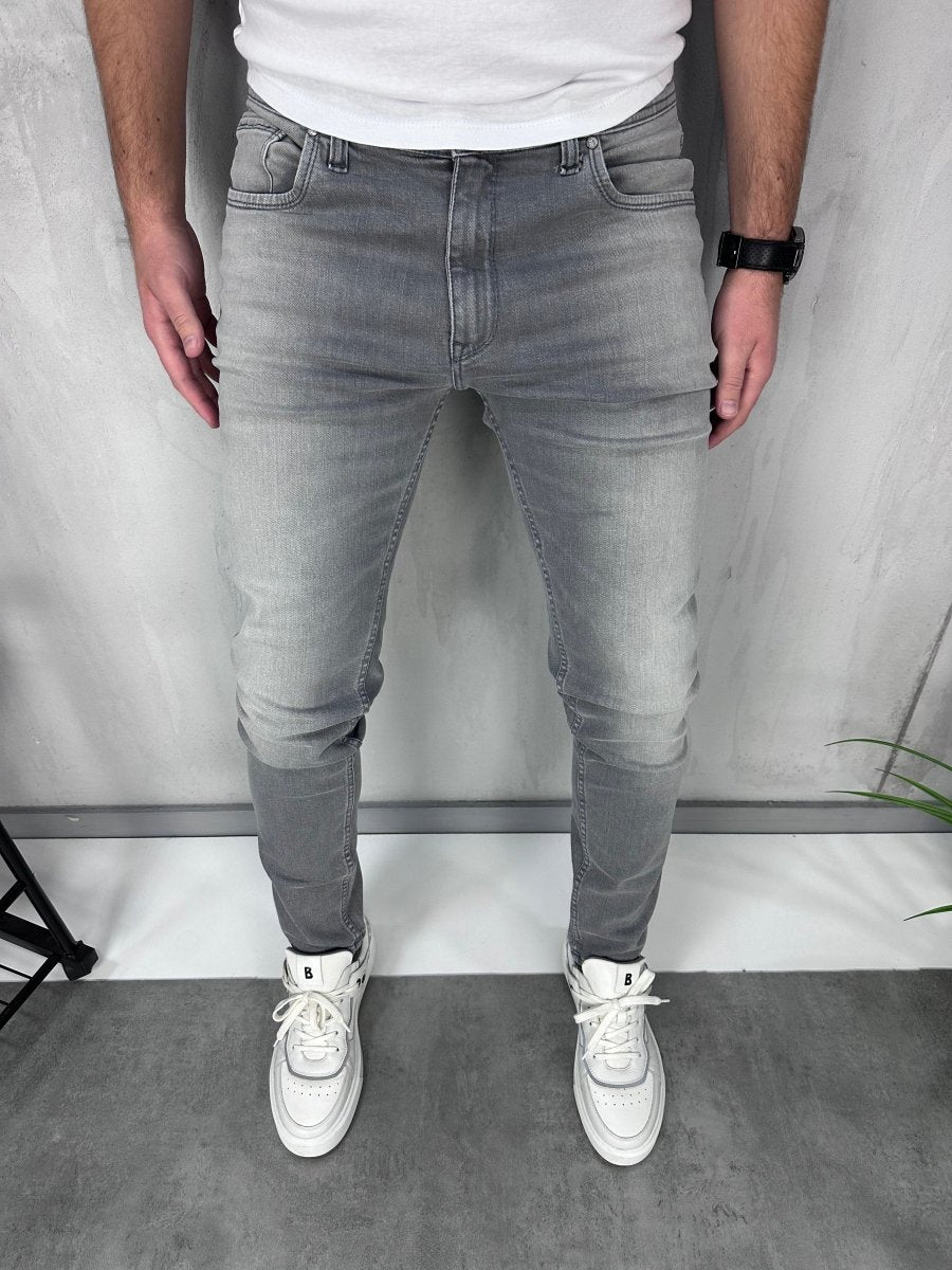 Klasik slim fit sive - BB750 - BIG BEN JEANS
