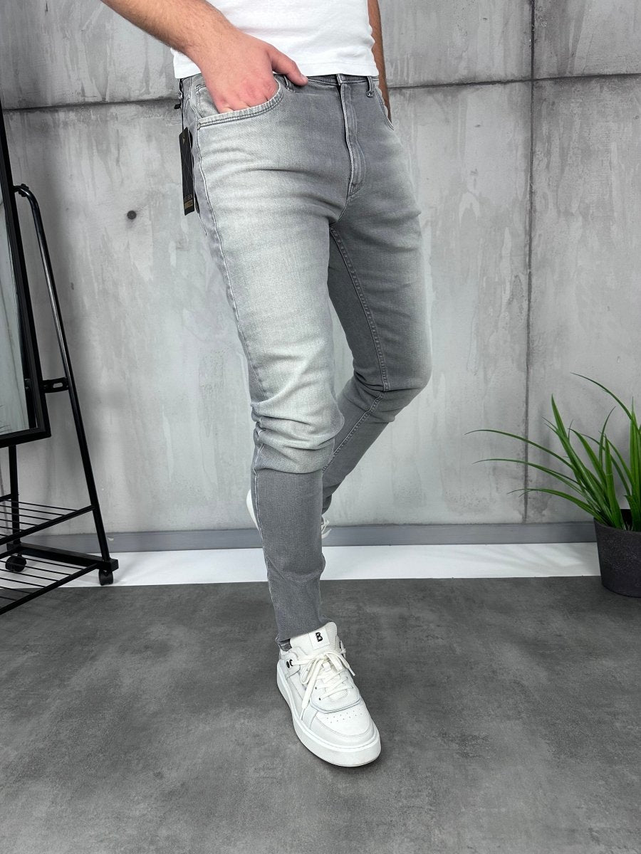 Klasik slim fit sive - BB750 - BIG BEN JEANS