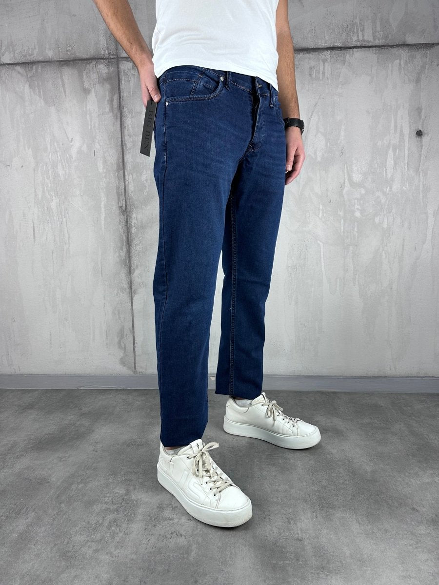 Klasik teget farmerica široka nogavica - BB457 - BIG BEN JEANS