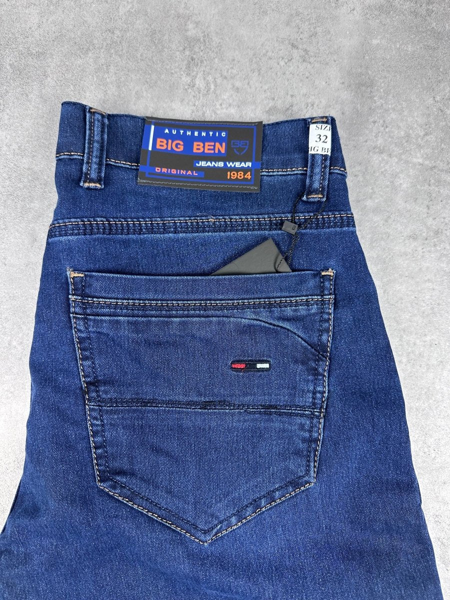 Klasik teget farmerica široka nogavica - BB457 - BIG BEN JEANS
