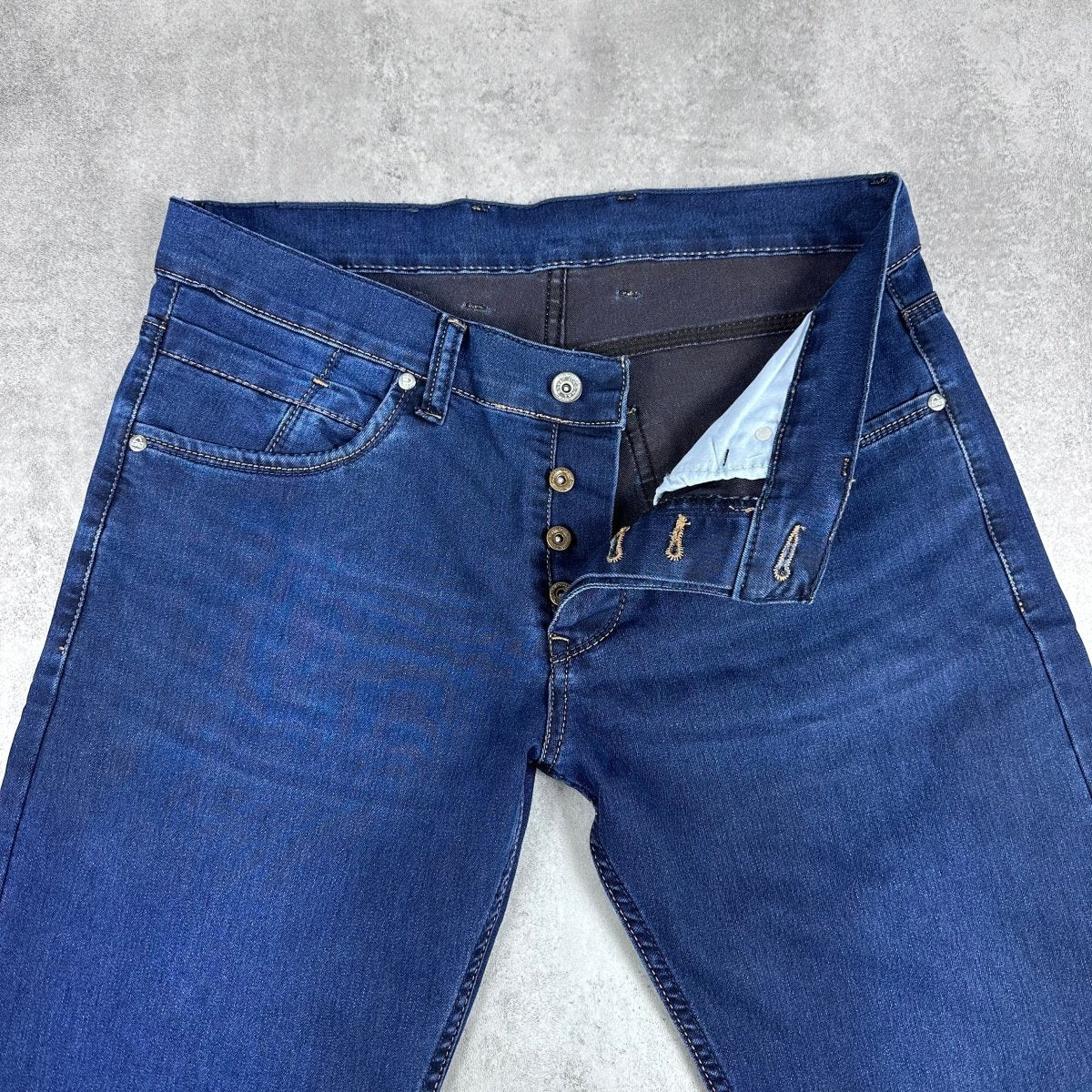 Klasik teget farmerica široka nogavica - BB457 - BIG BEN JEANS