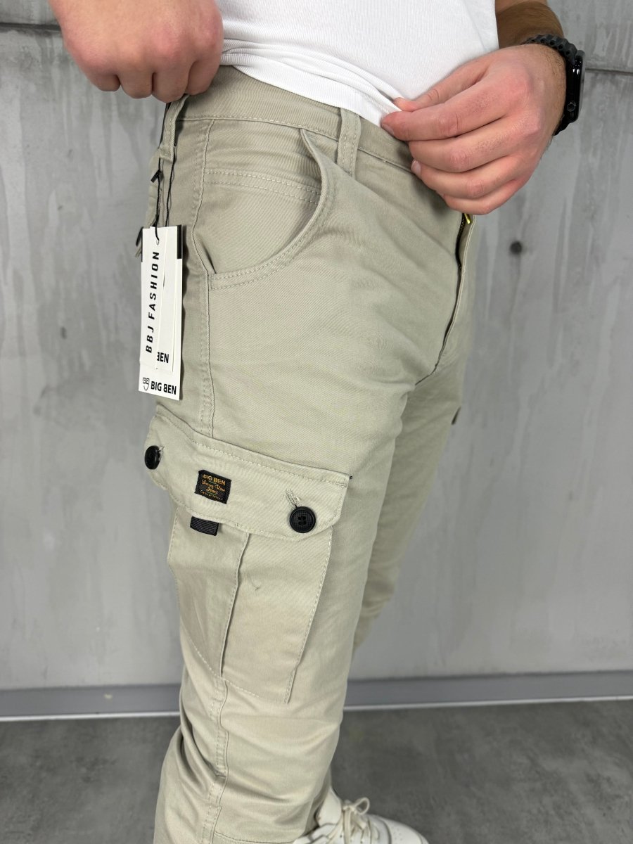 LEGION cargo peščana bež - BB503 - BIG BEN JEANS