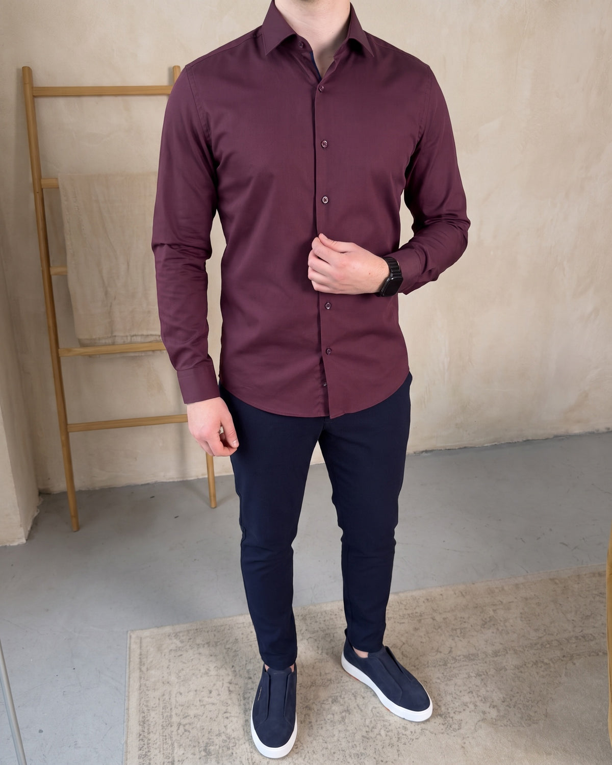Bordo classic košulja