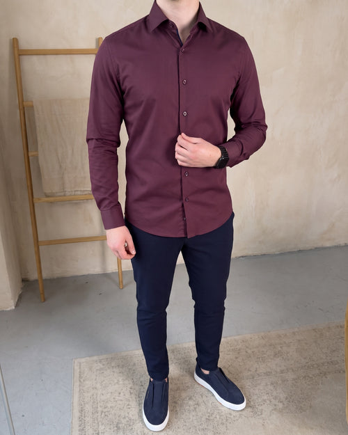 Bordo classic košulja