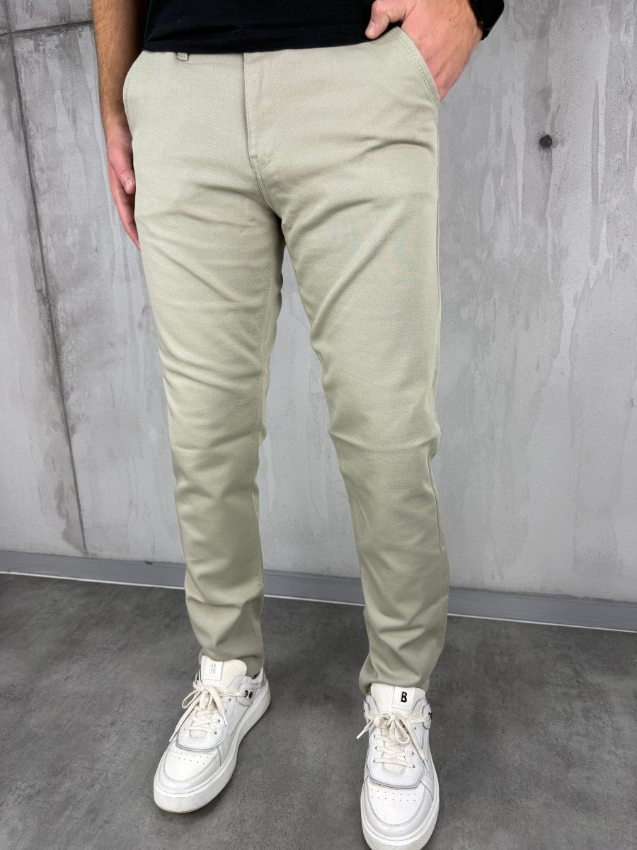 Peščane šire elegantne regular fit - BB183 - BIG BEN JEANS